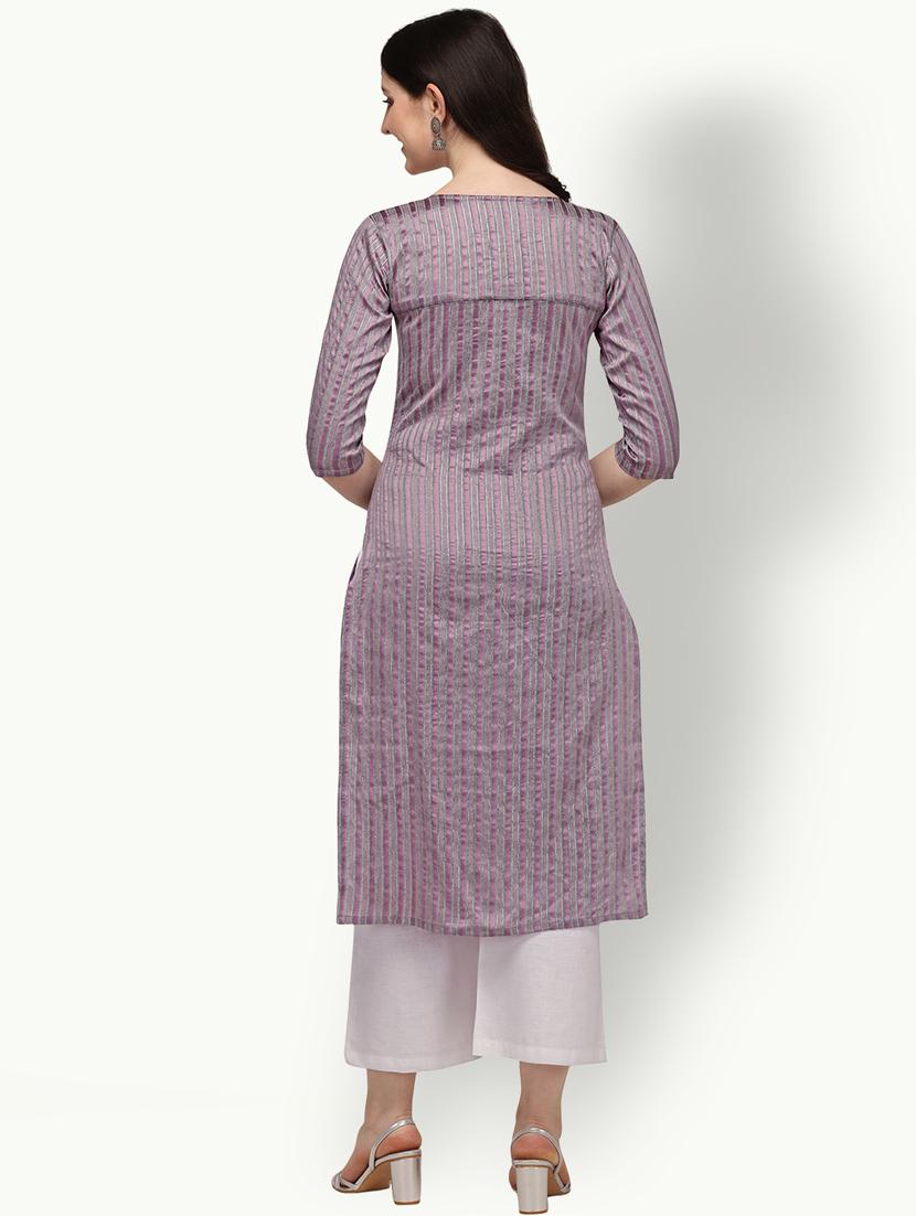 women's straight kurta - 18247821 - Standard Image - 3