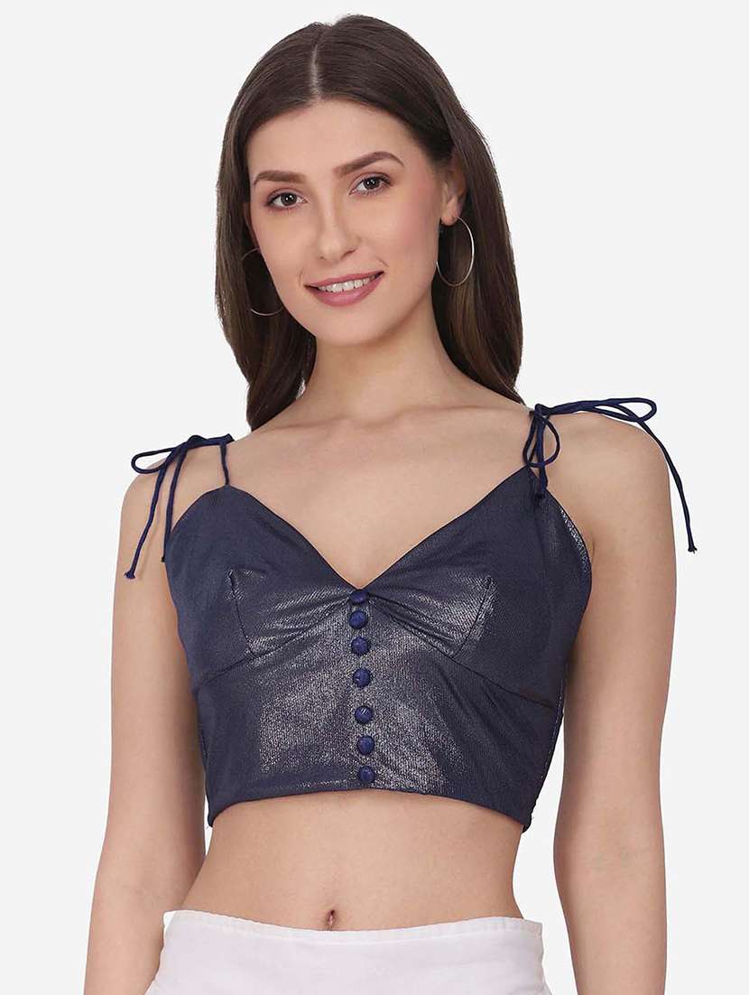 tie knot detail bralette bra