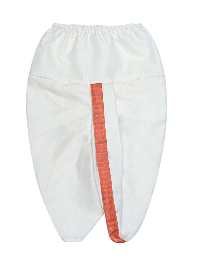 orange dhoti kurta set - 18248519 - Standard Image - 3