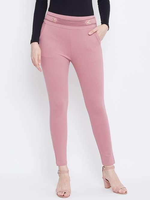 solid mid rise ankle length jegging - 18248831 -  Standard Image - 0