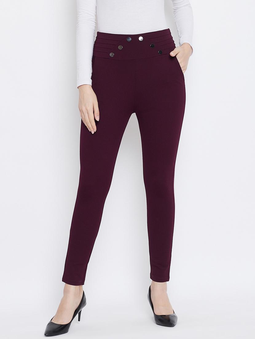 solid mid rise ankle length jegging - 18248836 - Zoom Image - 0
