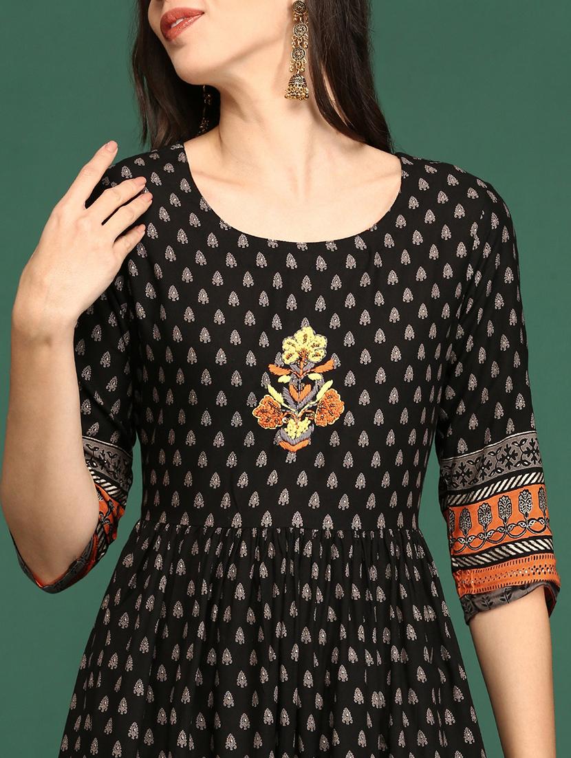 women's flared kurta - 18249164 - Standard Image - 5
