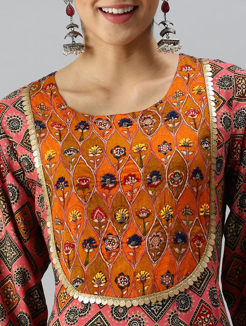 women's flared kurta - 18249173 - Standard Image - 3