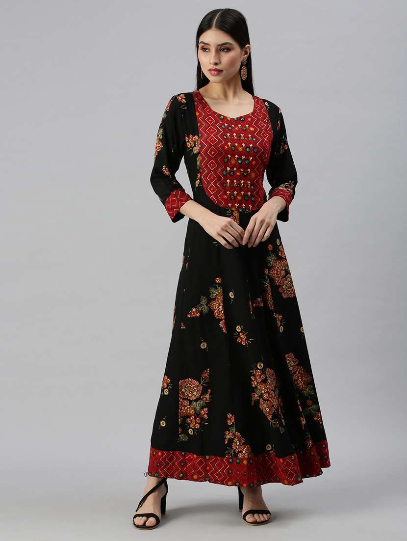 women's flared kurta