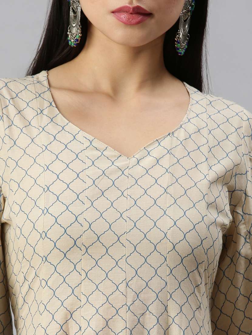 women's anarkali kurta - 18249217 -  Standard Image - 3