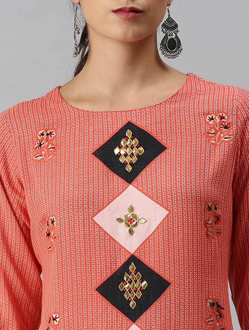 women's straight kurta - 18249229 -  Standard Image - 3
