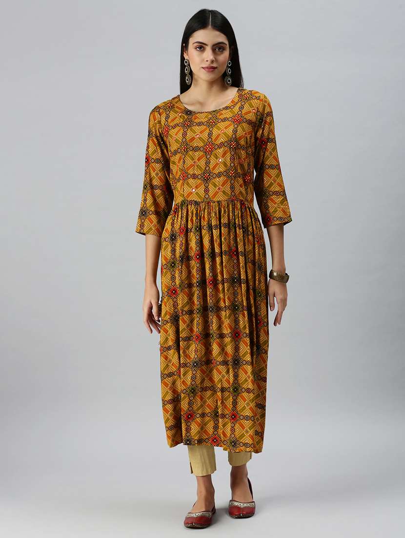 women's flared kurta - 18249269 - Zoom Image - 0