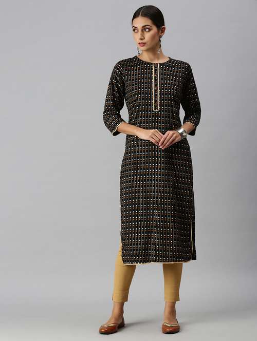 women's straight kurta - 18249283 -  Standard Image - 0