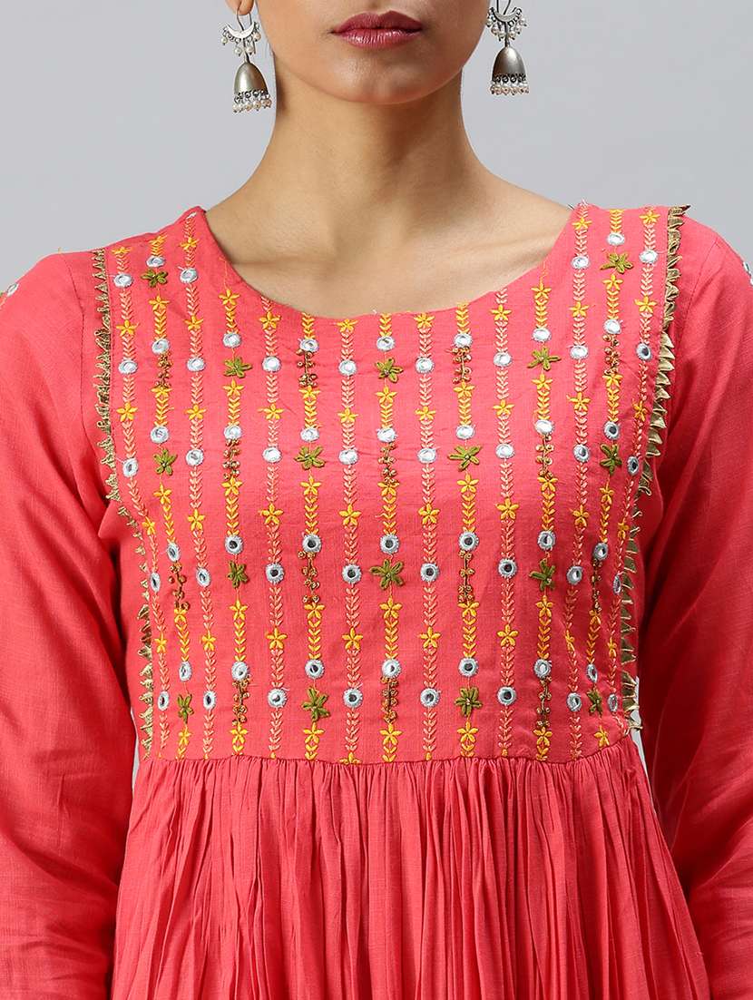 women's flared kurta - 18249294 -  Standard Image - 3