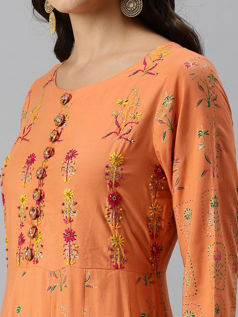 women's flared kurta - 18249297 - Standard Image - 3