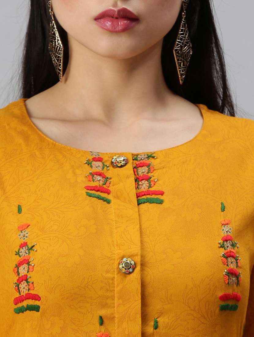 women's front slit kurta - 18249314 -  Standard Image - 3