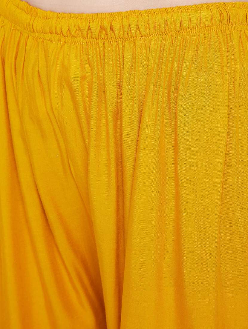 Yellow Printed Palazzo