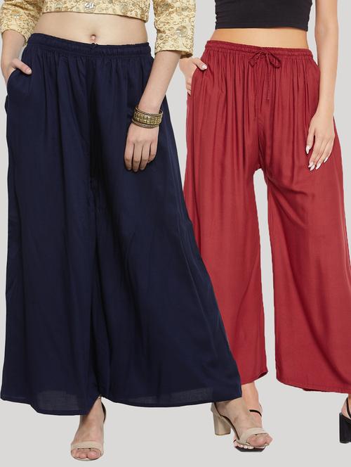 set of 2 combo palazzo - 18249389 -  Standard Image - 0