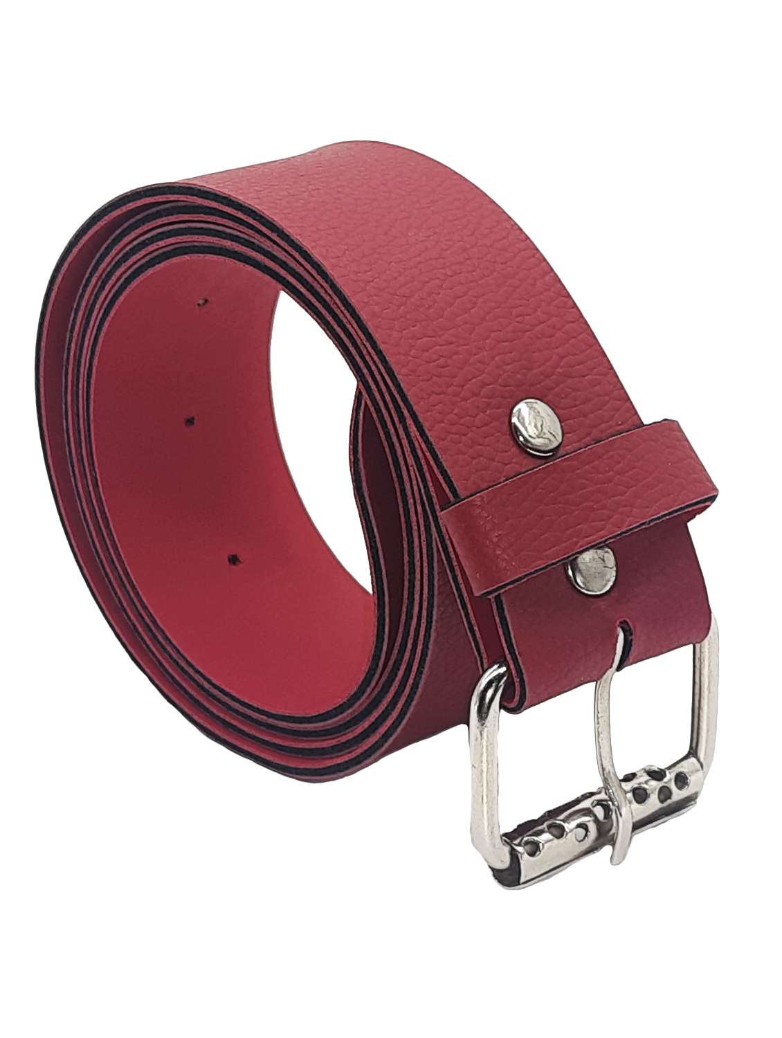 red leatherette (pu belt - 18249623 -  Zoom Image - 0