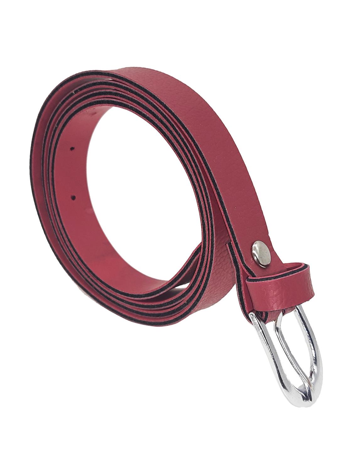 red leatherette (pu belt - 18249628 -  Zoom Image - 0