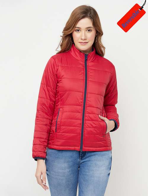 mandarin neck reversible jacket - 18249956 -  Standard Image - 0