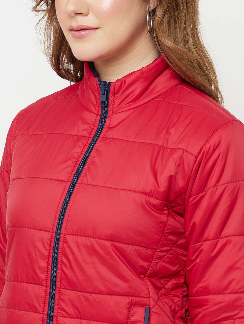 mandarin neck reversible jacket - 18249956 - Standard Image - 8