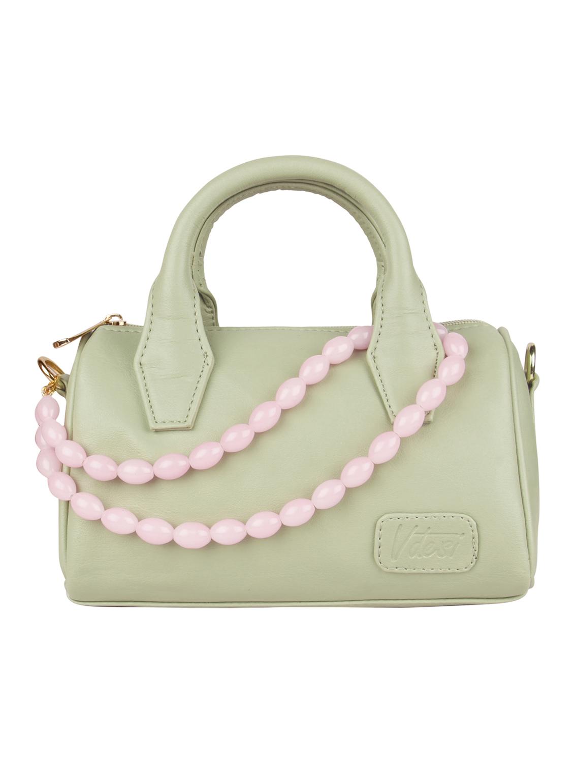 cream leatherette (pu) sling bag - 18250027 - Zoom Image - 0