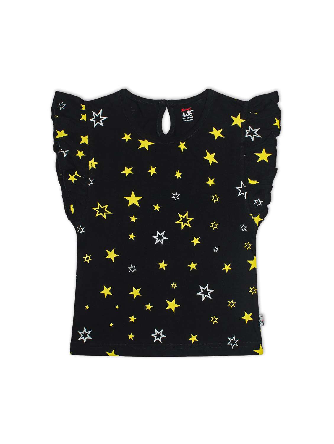 black printed regular top - 18250169 - Zoom Image - 0