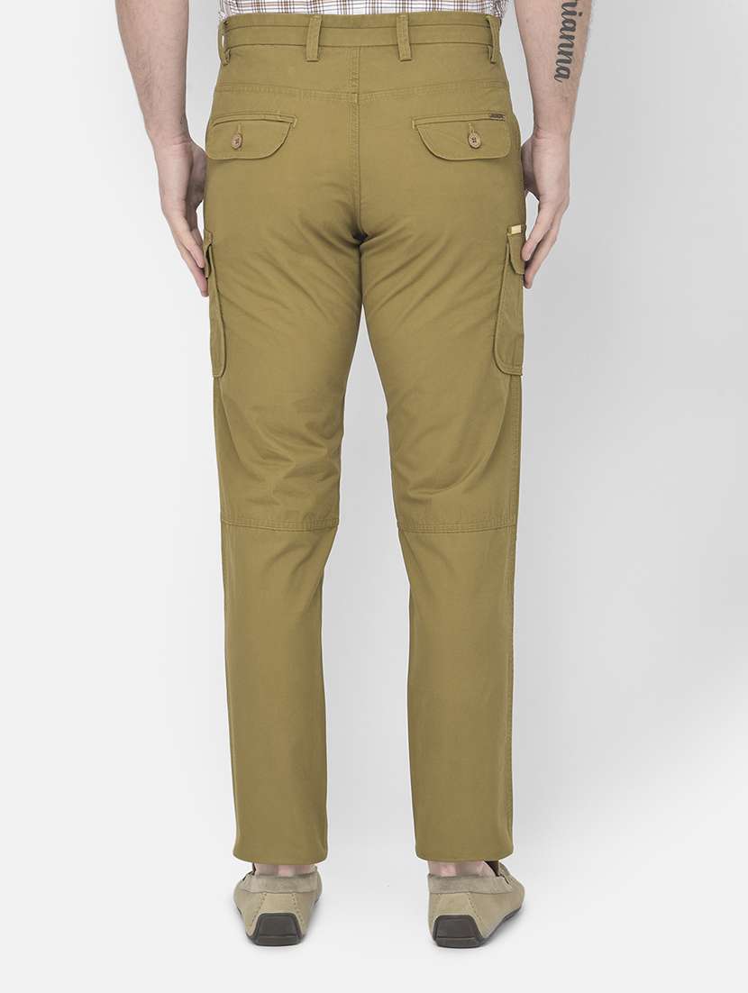 gold solid cargos casual trouser - 18250570 - Standard Image - 3
