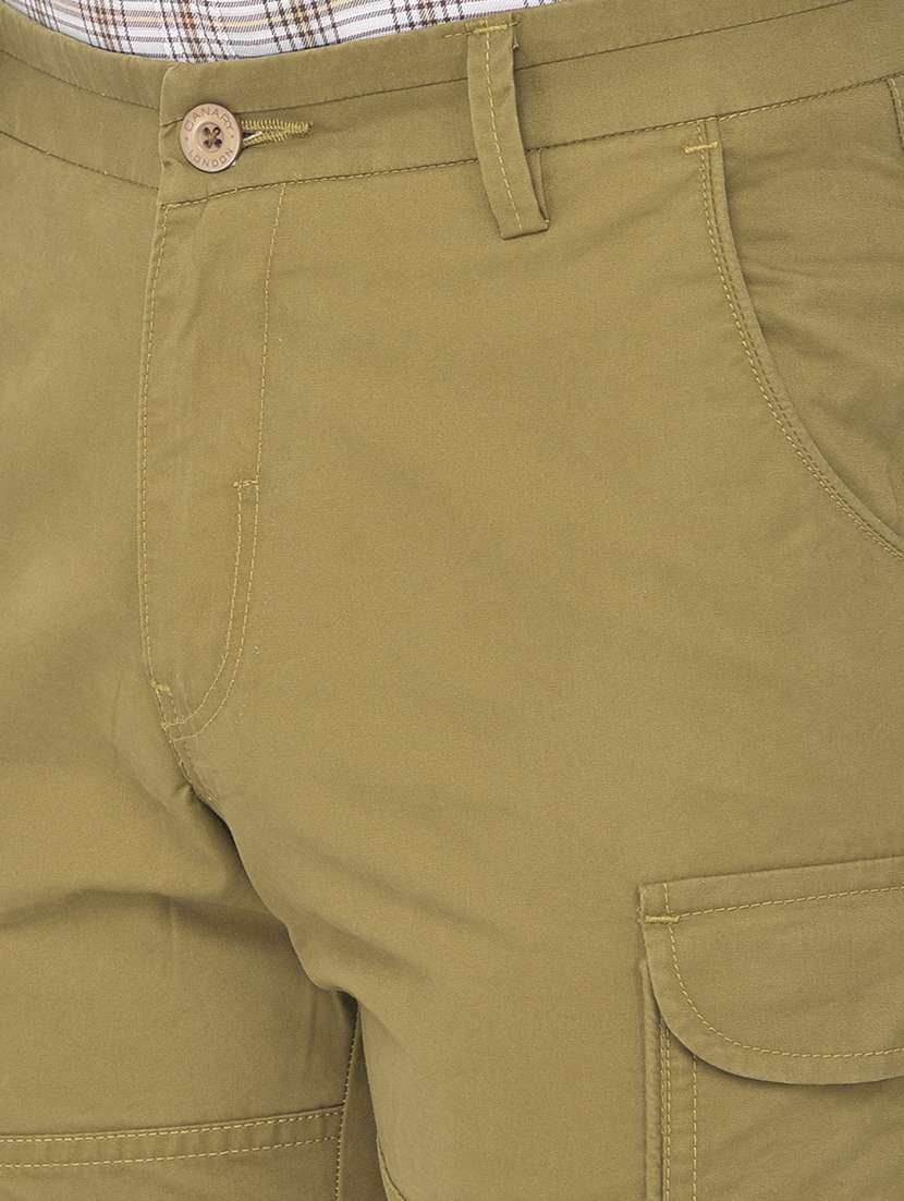 gold solid cargos casual trouser - 18250570 - Standard Image - 5