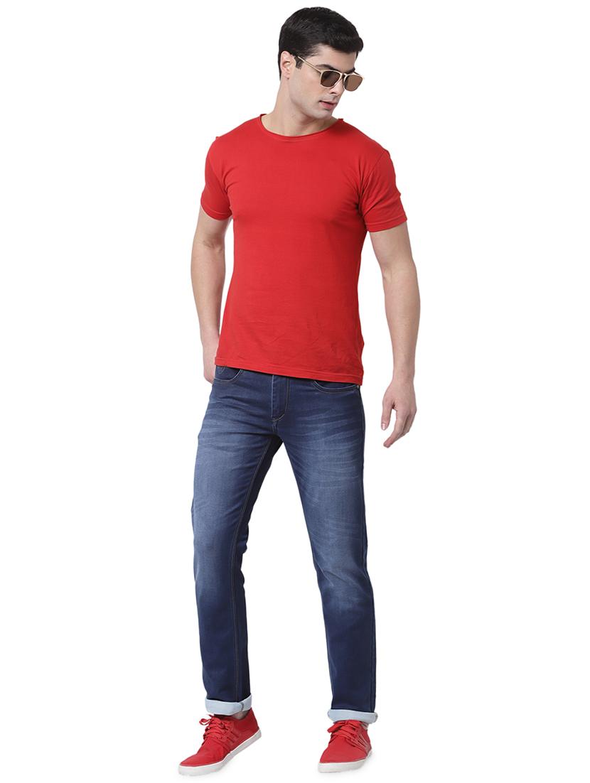 navy-blue light-washed denim jean - 18250622 - Standard Image - 3