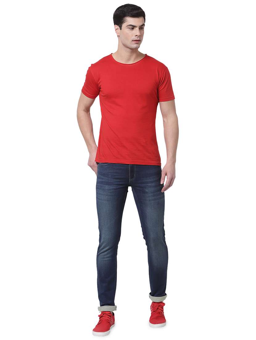 navy-blue light-washed denim jean - 18250638 -  Standard Image - 3