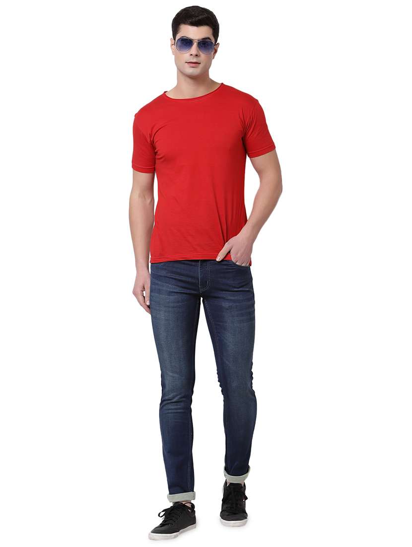 navy-blue light-washed denim jean - 18250639 -  Standard Image - 3