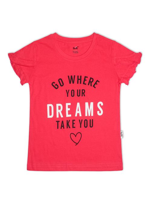 red printed regular tee - 18250840 -  Standard Image - 0