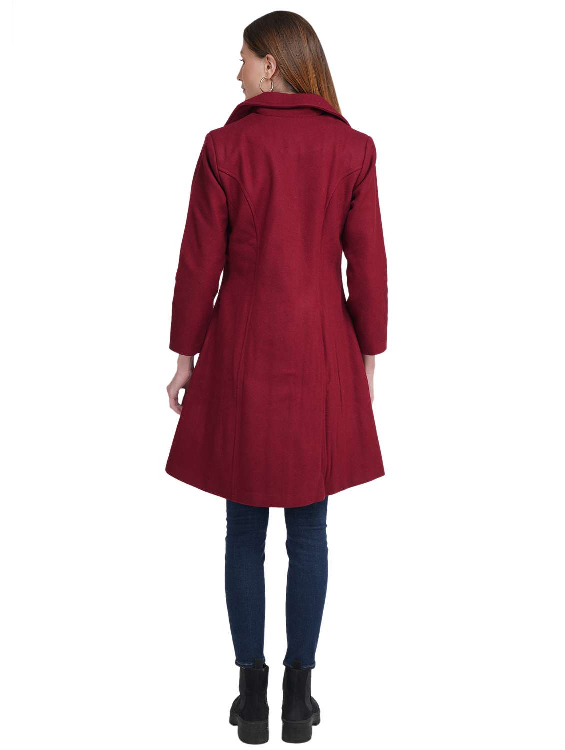 double breasted trench/overcoat coat - 18251091 - Standard Image - 3