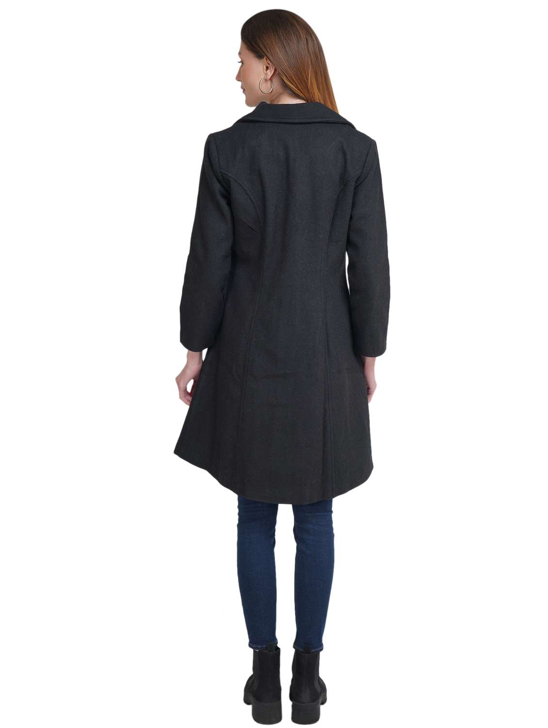 double breasted trench/overcoat coat - 18251092 - Standard Image - 3
