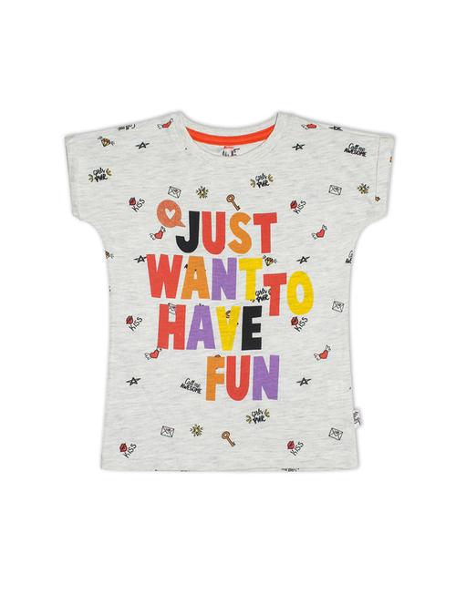 round neck printed regular tee - 18251543 - Standard Image - 0