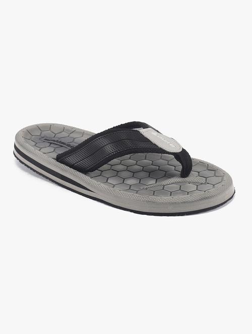 grey pu slip on flip flops - 18253152 -  Standard Image - 0