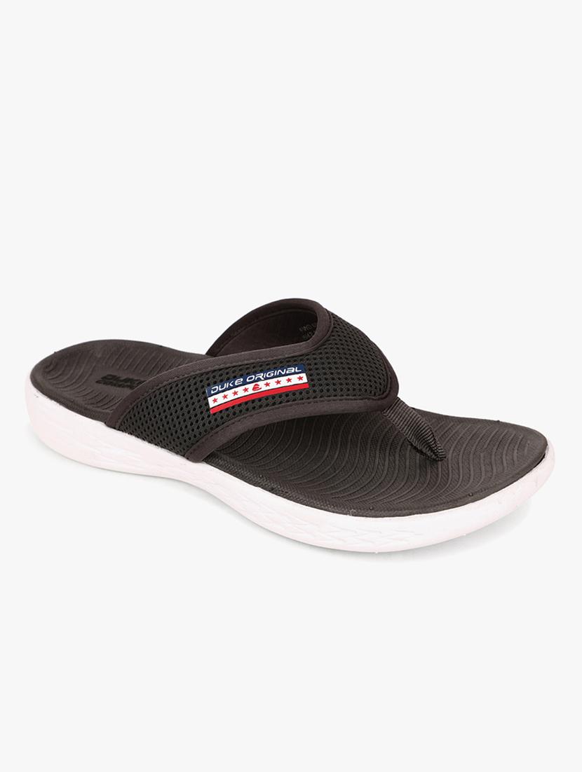 grey mesh slip on flip flops - 18253176 -  Zoom Image - 0