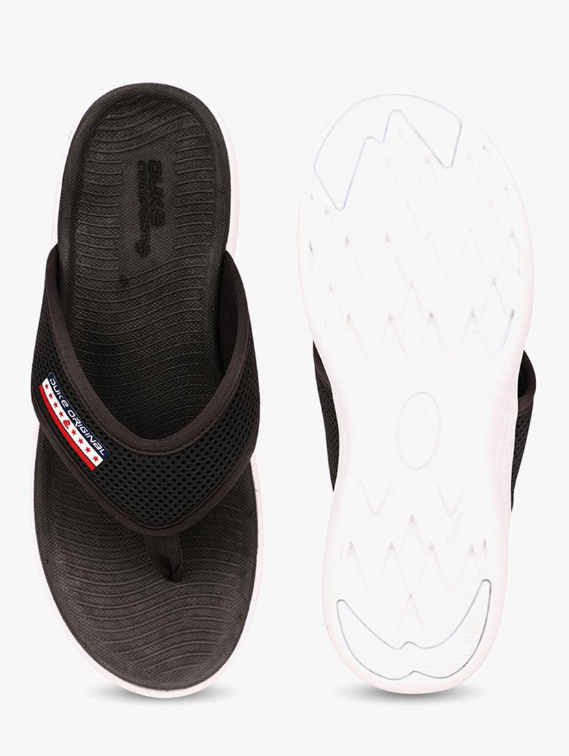 grey mesh slip on flip flops - 18253176 - Standard Image - 3