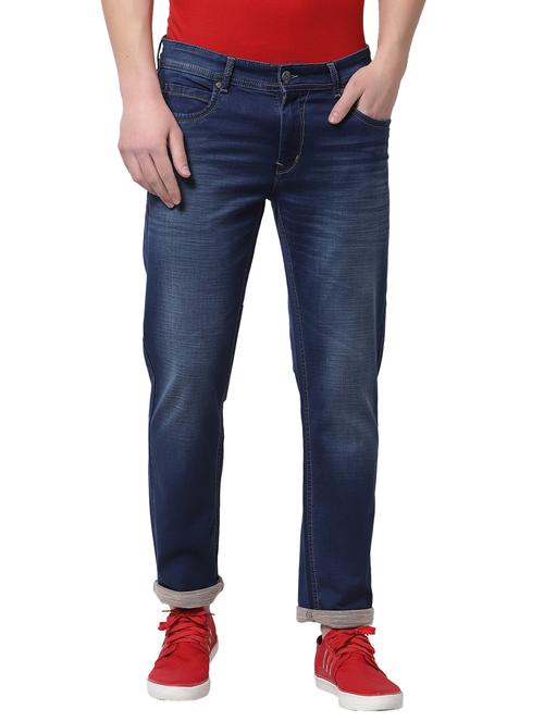 mens slim fit plain jeans - 18253879 - Standard Image - 0
