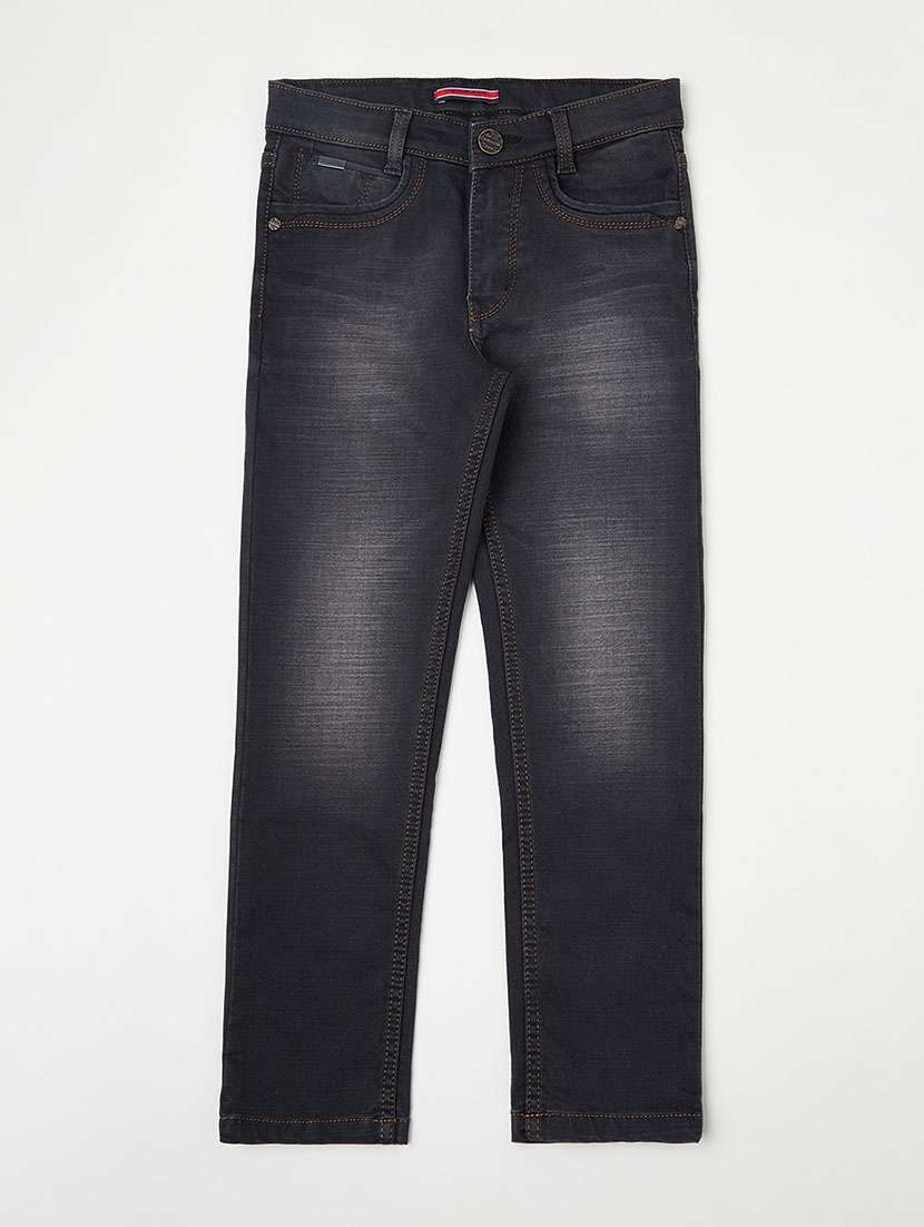 boy's plain slim fit jeans