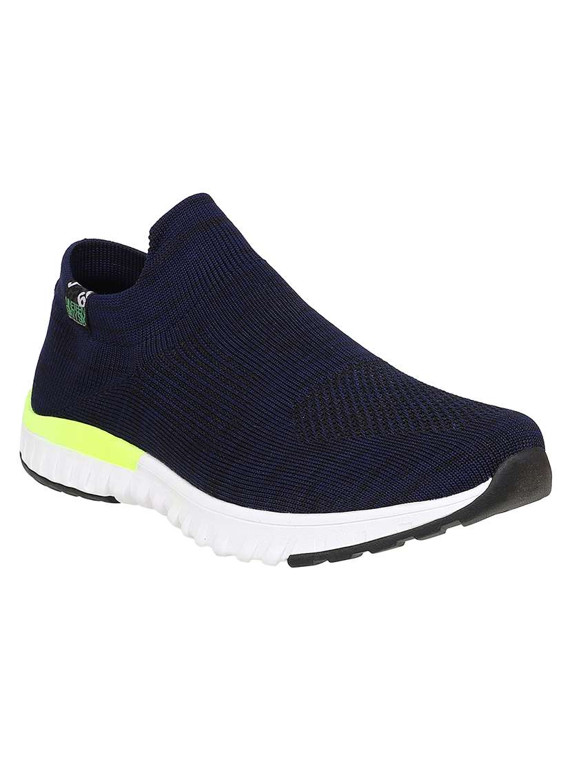 navy fabric sport shoes - 18254039 - Zoom Image - 0