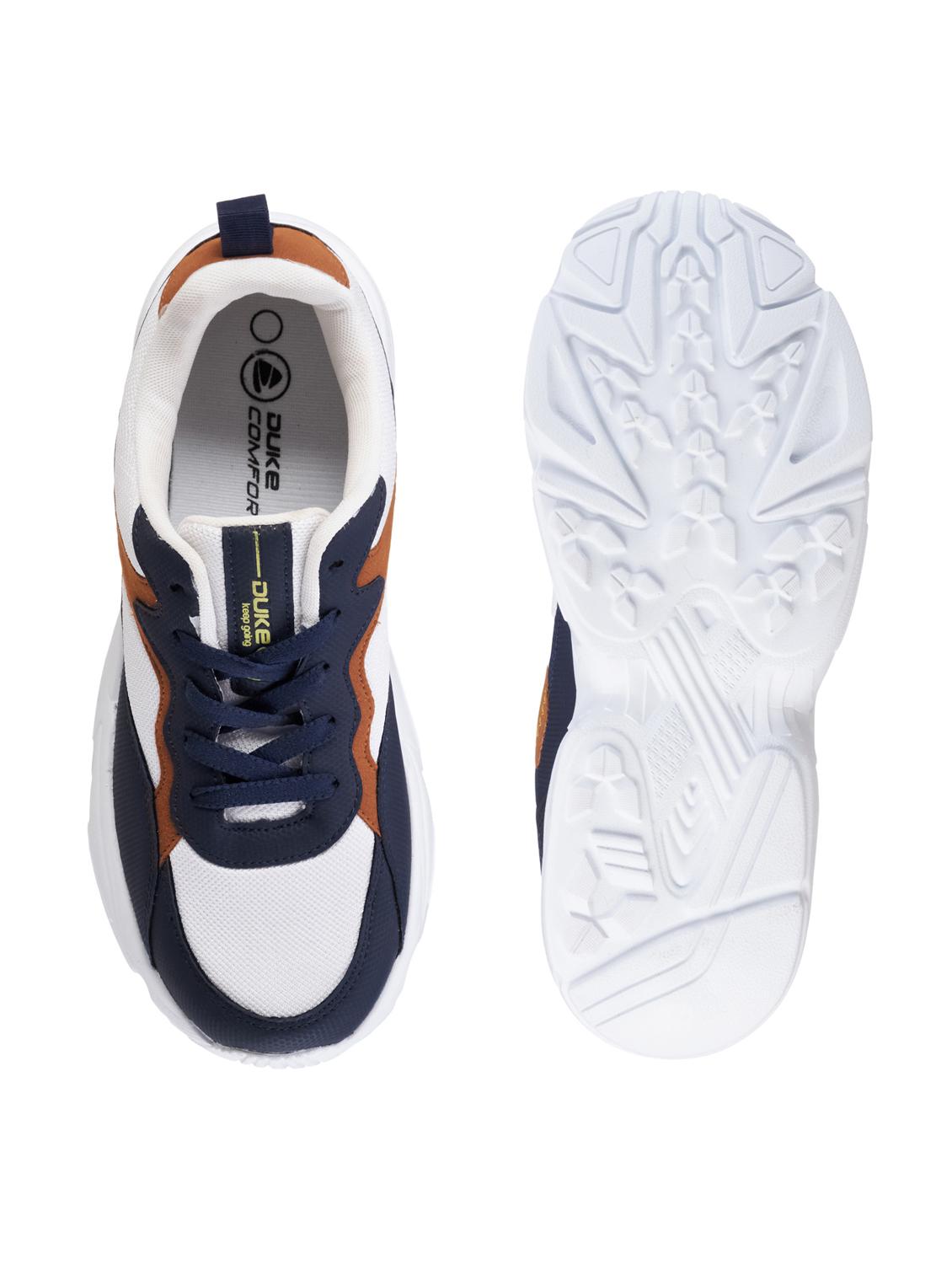 navy mesh sport shoes - 18254044 - Standard Image - 3