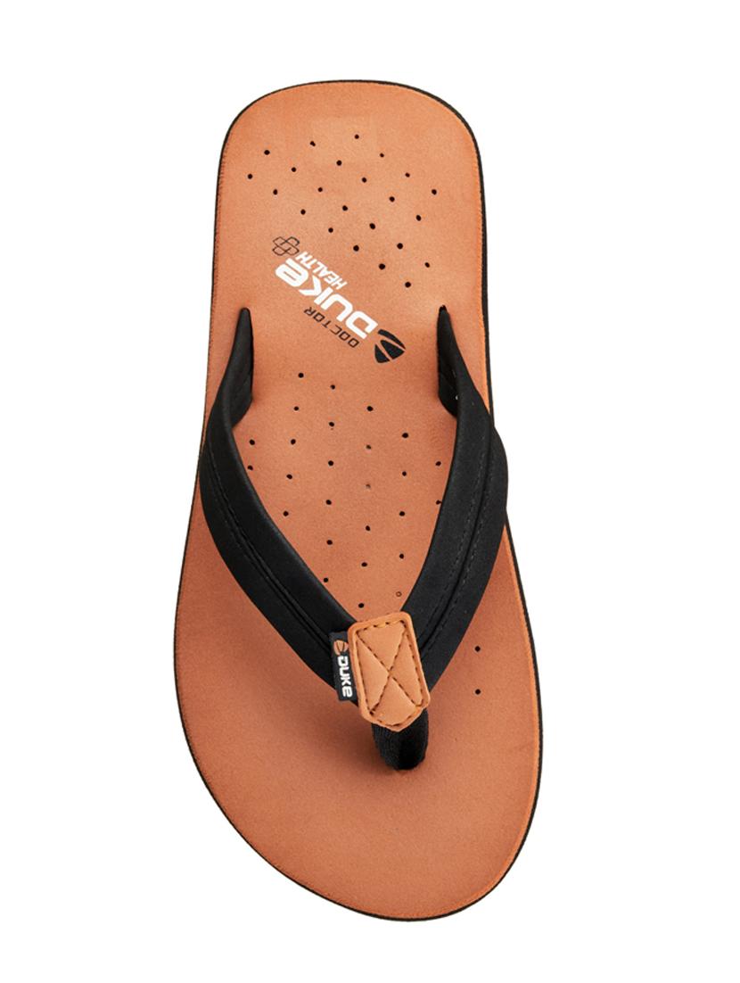 tan synthetic & mesh slip on flip flops - 18259665 - Standard Image - 3