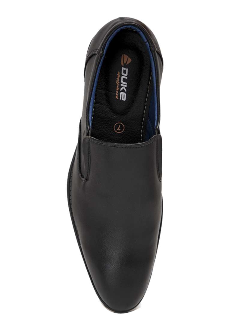 black synthetic & mesh slip on ons - 18259669 -  Standard Image - 3