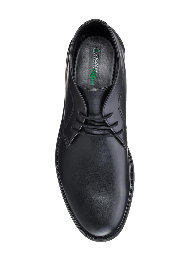 black synthetic lace up boots - 18259670 - Standard Image - 3