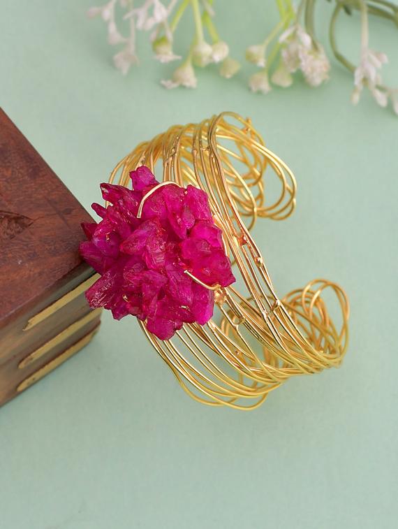 mesh wire rose bracelet - 18259805 -  Zoom Image - 0