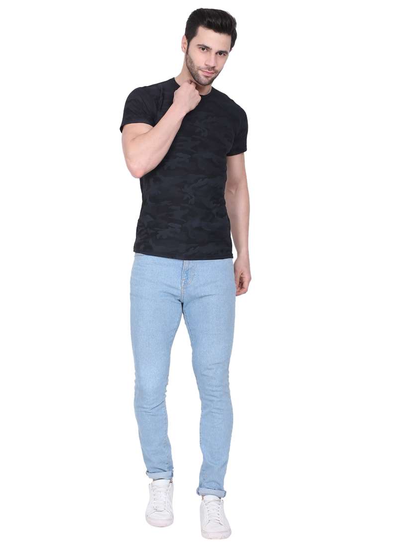 black printed t-shirt - 18259813 -  Standard Image - 3