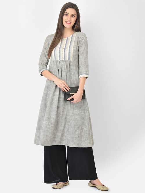 women's a-line kurta - 18260799 - Standard Image - 0