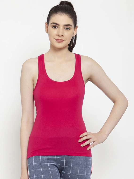 women's tank top round neck top - 18260808 -  Zoom Image - 0