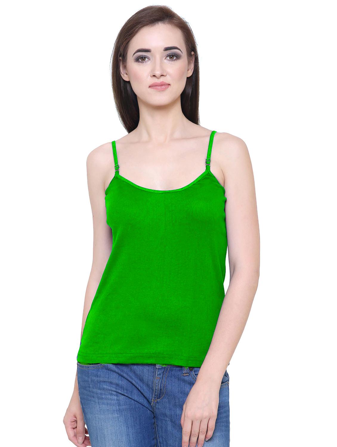 cami neck solid tank top - 18260864 - Zoom Image - 0