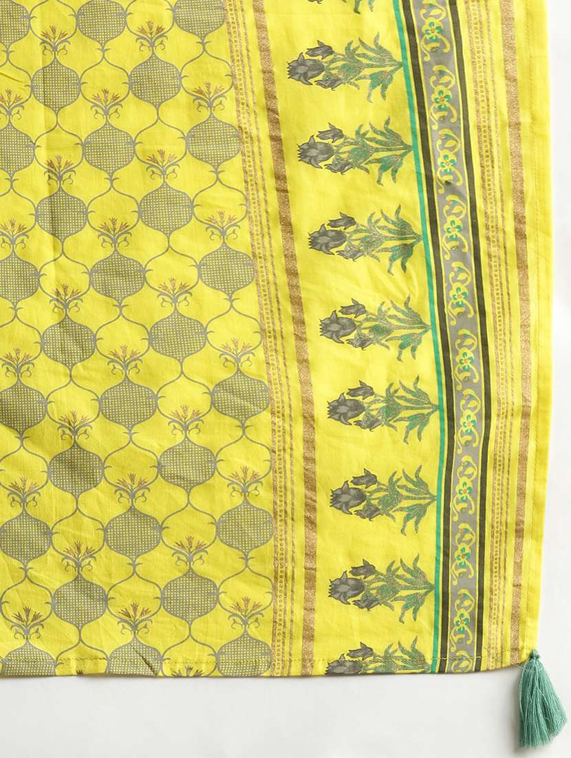 Women Printed Round Neck Kurta Palazzo Set