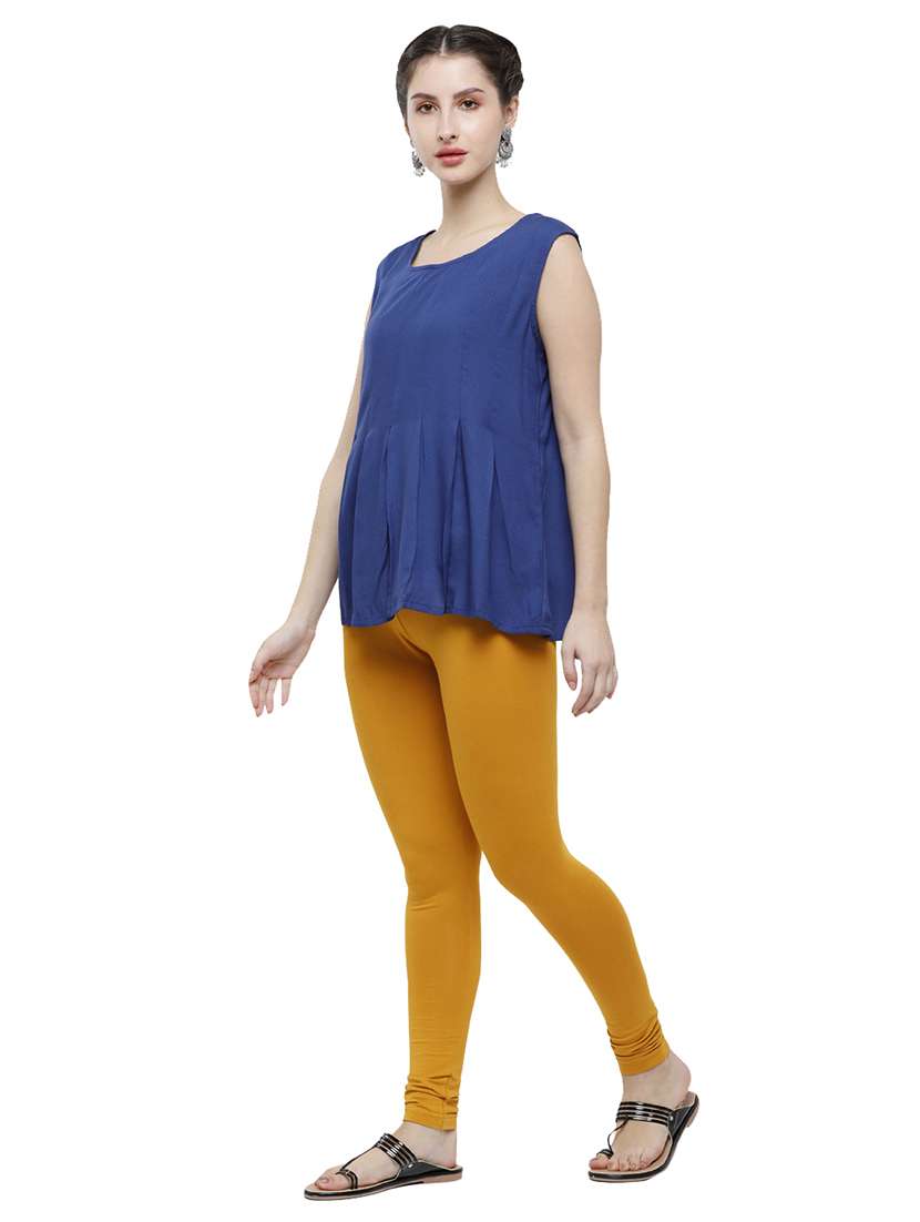 mid rise solid legging - 18261272 - Standard Image - 3