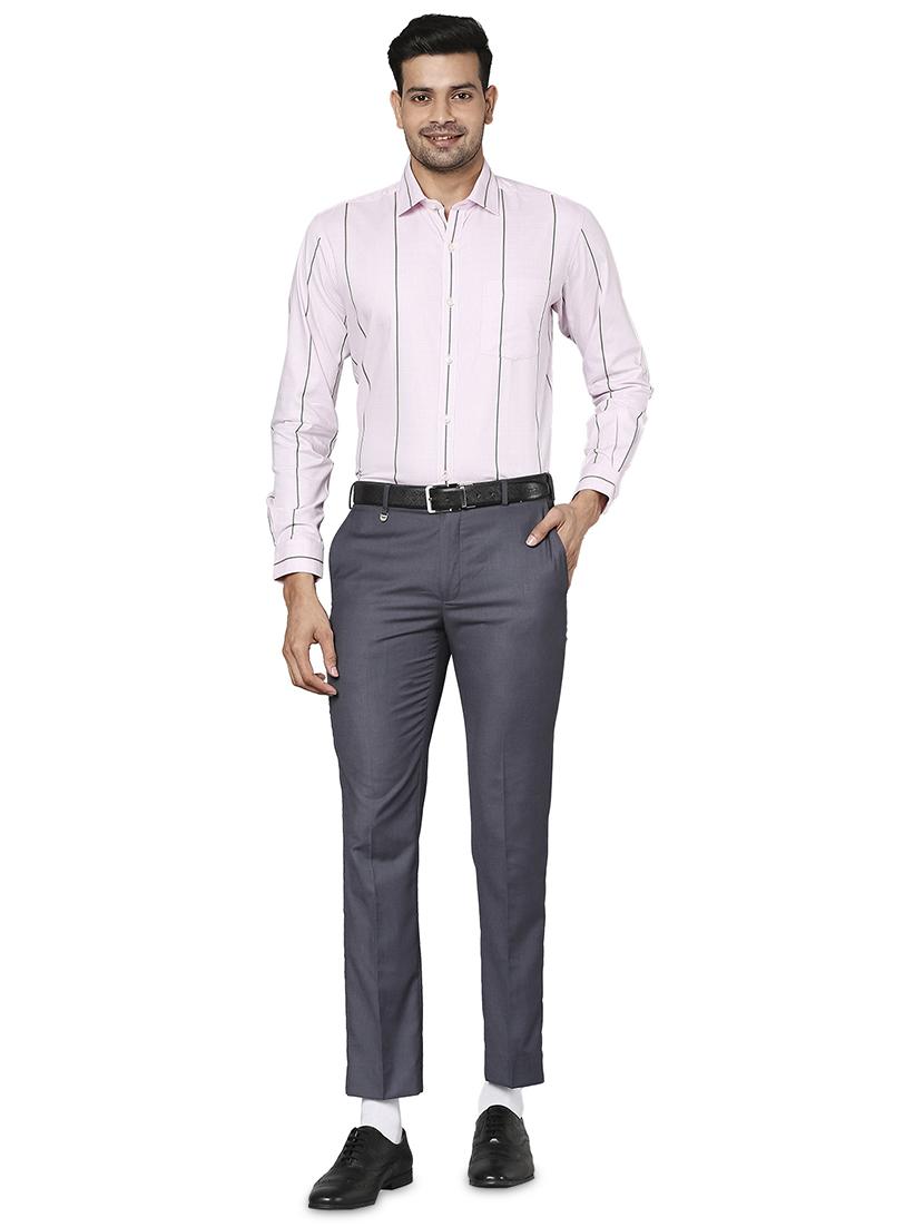 pink striped formal shirt - 18261346 - Standard Image - 3